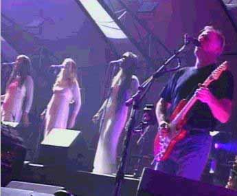 David Gilmour and Back up Singers